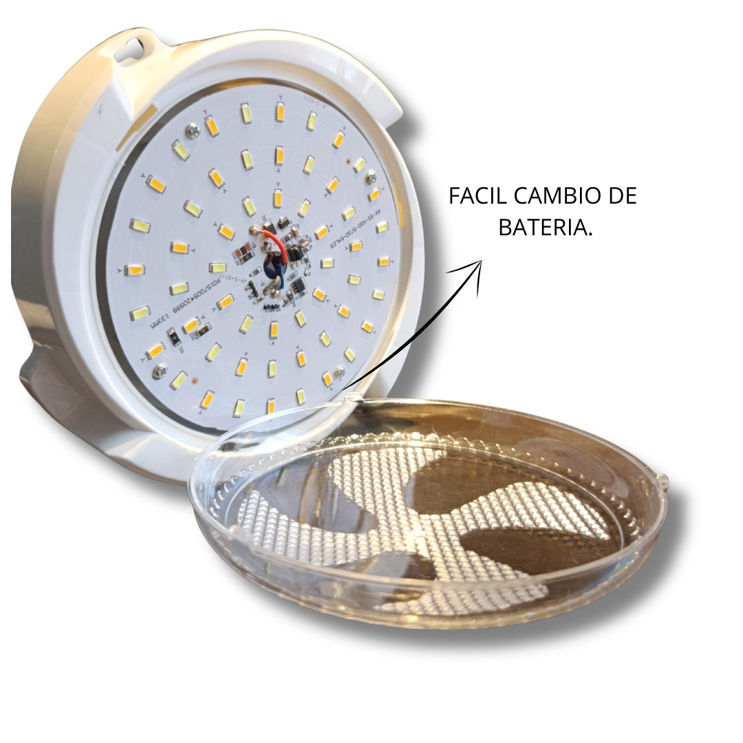 LAMPARA SOLAR DE INTERIOR 40W.